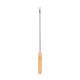 Fondue fork, stainless steel with wooden handle