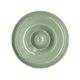 Serving dish for dips, reactive glaze, green