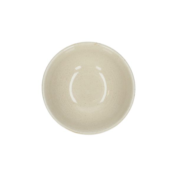 Schaal, reactief glazuur, steengoed, wit, Ø 13,5 cm