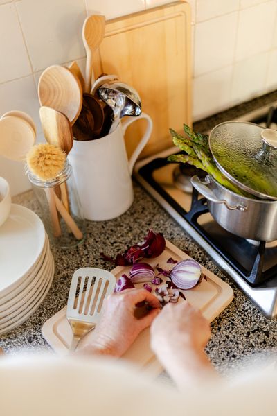 Spatel mit Schlitzen 'Forte', rostf. Stahl  