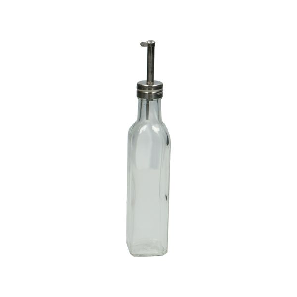 Pourer with screw cap, stainless steel