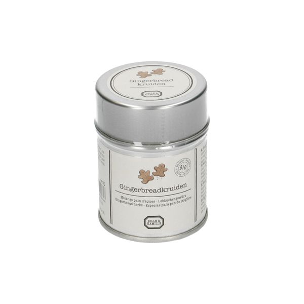Gingerbreadkruiden, biologisch, blikje, 35 g