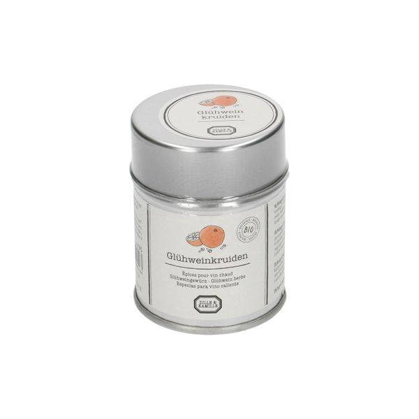 Glühweinkruiden, biologisch, blikje, 40 g