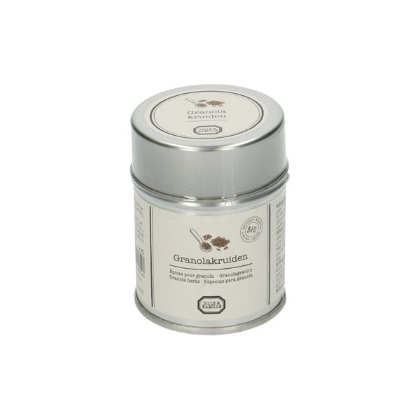 Granolakruiden, biologisch, blikje, 45 g