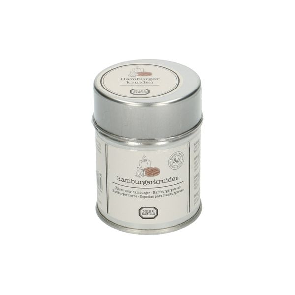 Épices pour hamburger, biologique, boîte métallique, 45 g