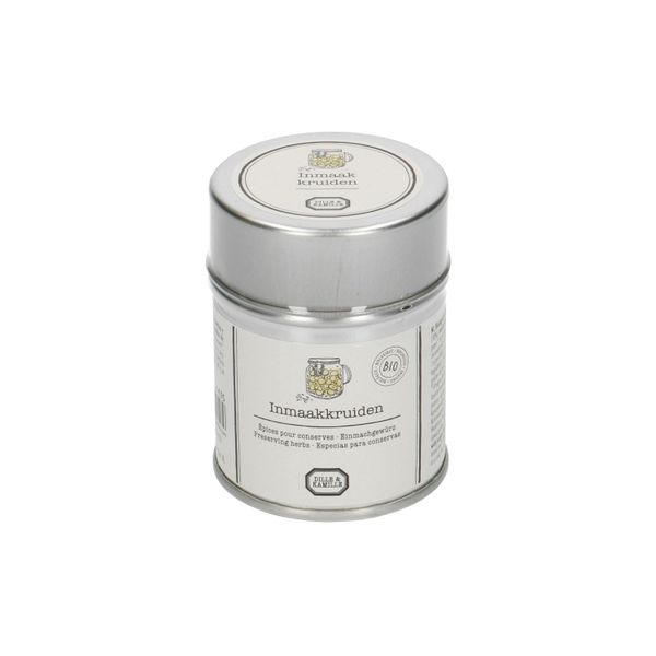 Inmaakkruiden, biologisch, blikje, 30g