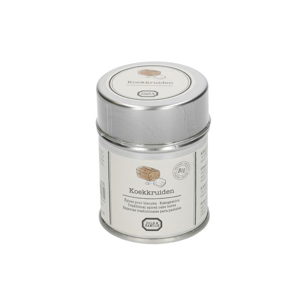 Mixed spice for cakes & biscuits, organic, tin, 35 g