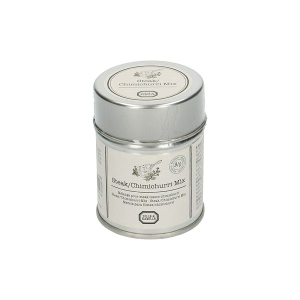 Steak/chimichurri mix, biologisch, blikje, 40 g