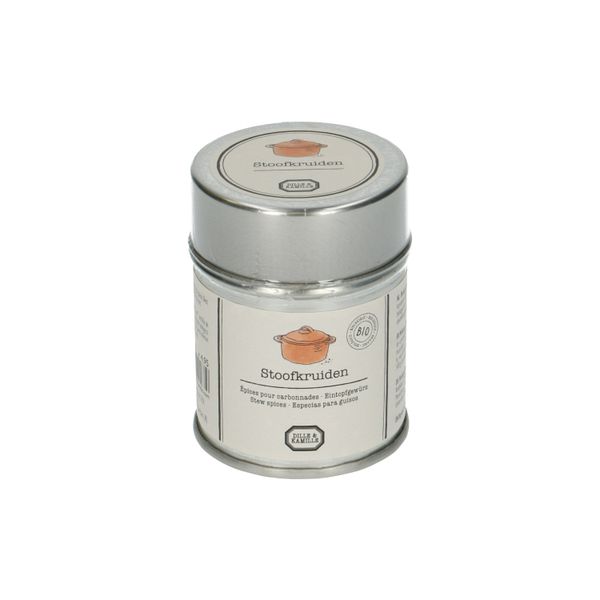 Stoofkruiden, biologisch, blikje, 45 g