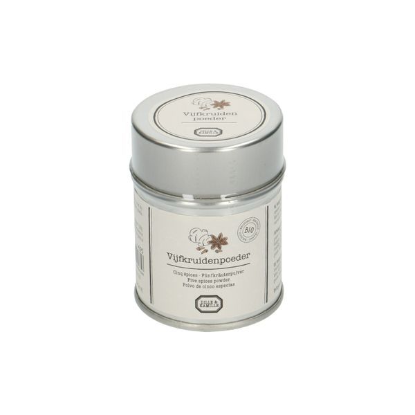 Vijfkruidenpoeder, biologisch, blikje, 45 g