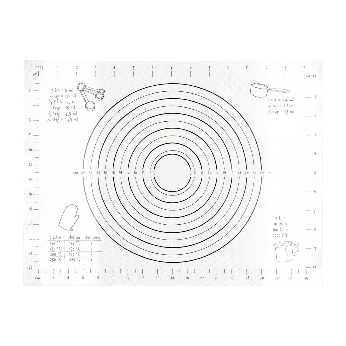 Patisse Siliconen Bakmat 42x30cm
