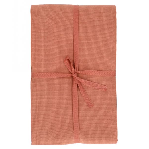 Tafelkleed, GOTS bio-katoen, roestbruin, 145 x 250 cm