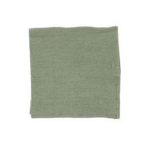 Servet, linnen, groen, 42 x 42 cm
