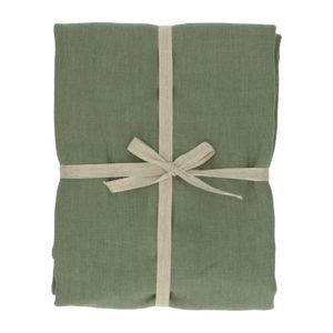 Tafellaken, linnen, groen, 137 x 300 cm