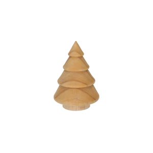 Kerstboom, hout,  12 cm 