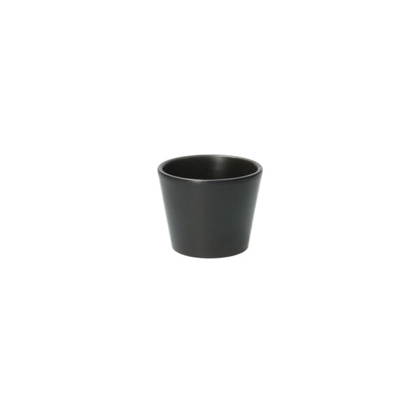 Bloempot, aardewerk, zwart, Ø 7 cm