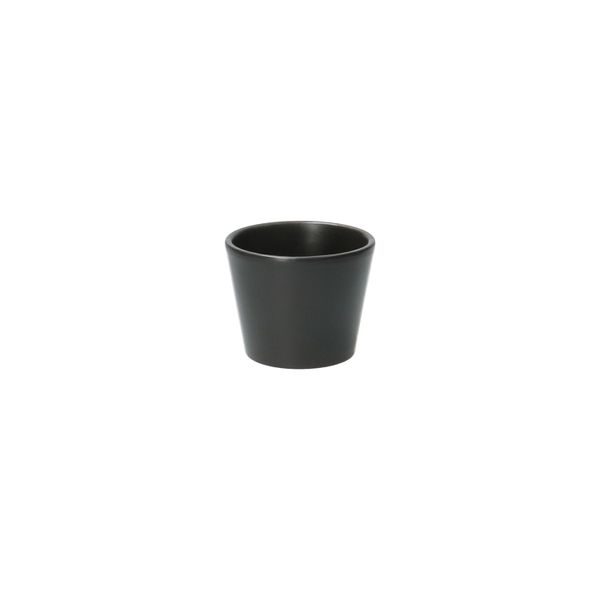 Pot de fleur, céramique, noir, Ø 7 cm