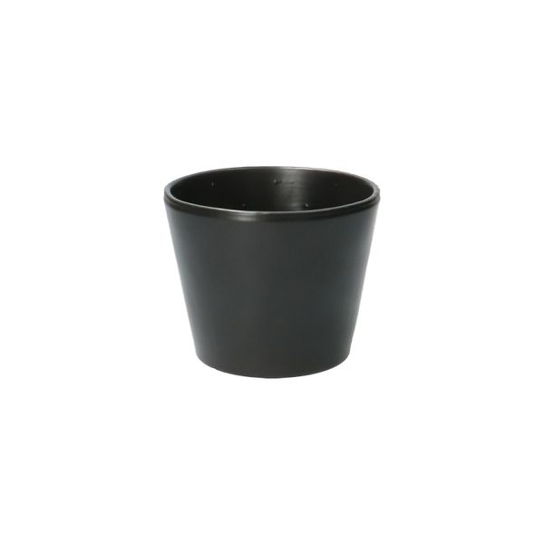 Bloempot, aardewerk, zwart, Ø 11,5 cm