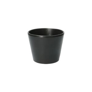 Pot de fleur, céramique, noir, Ø 11,5 cm