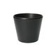 Flower pot, earthenware, black, ⌀ 15.5 cm