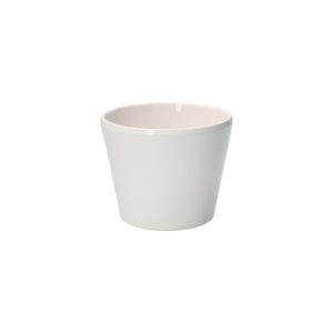 Bloempot, aardewerk, wit, Ø 11,5 cm