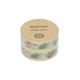 Washi tape, papier, besjes & takjes, 5 m, set van 2