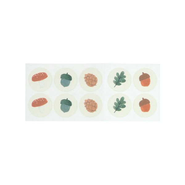 Kerstkaarten met envelop, bosdieren, doosje met 10 stuks