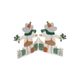 Carte de Noël avec enveloppe,  (dé)pliable, souris