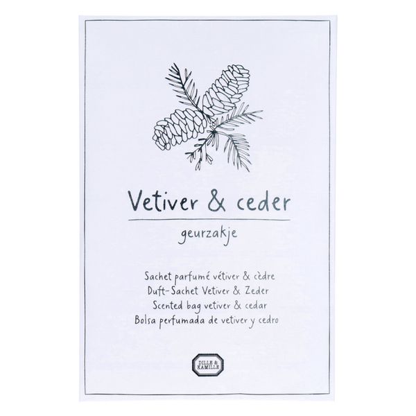 Geurzakje, vetiver & ceder