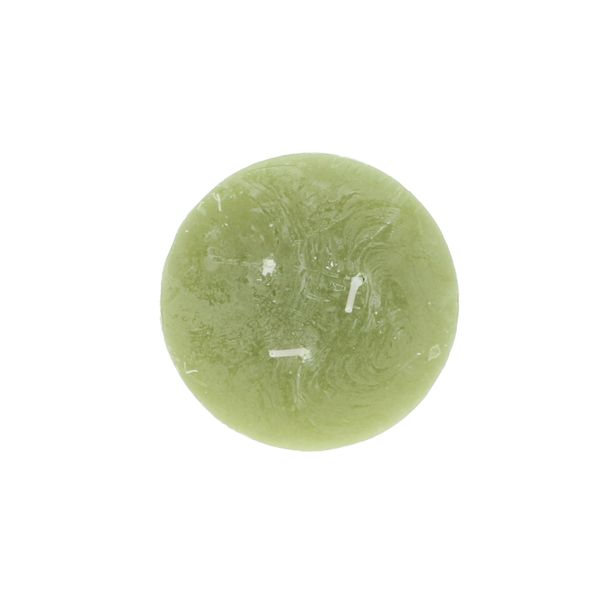Bougie bloc, vert olive, 12 x 10 cm