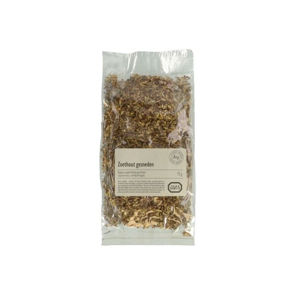 Liquorice root, pieces, organic, 75 g