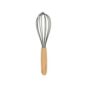 Whisk, silicone and wood