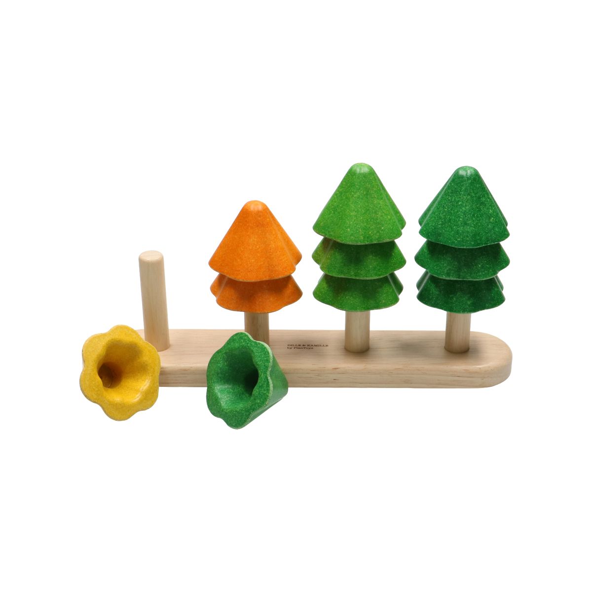 Distributie zone weefgetouw Stapelspel bomen, rubberhout, 18m+ | Speelgoed van 0 tot 3 jaar | Dille &  Kamille