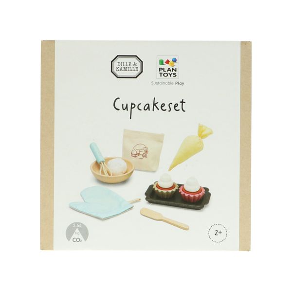 Cupcakes bakken, rubberhout, 2+