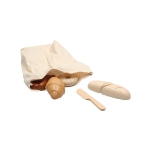 Bread set, rubberwood, 2+