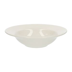 Pasta plate 'Offwhite', earthenware