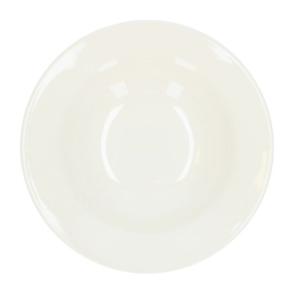 Assiette à pâtes 'Offwhite' en faïence, Ø 25,5 cm
