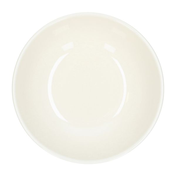 Plat/Saladier 'Offwhite' en faïence, Ø 22 cm