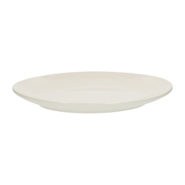 Plat de service ovale 'Offwhite' en faïence