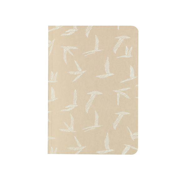 Carnet de notes, motif d'oiseaux, A5