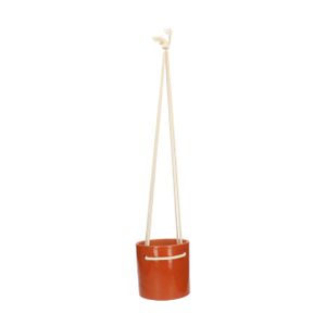 Plant pot with suspension cord, terracotta, ⌀ 11 cm