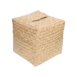Panier avec couvercle, zostère, grand