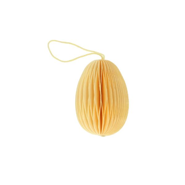 Décoration de Pâques oeuf, papier, jaune