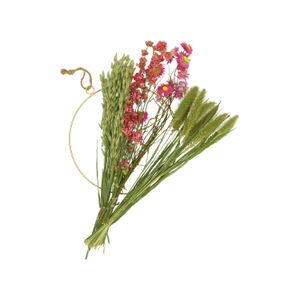 Droogbloemen, brievenbuspakket, roze