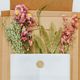 Droogbloemen, brievenbuspakket, roze