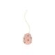 Paasdecoratie ei, vilt, roze met stippen