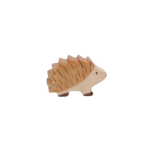 Hedgehog, wood, hand-carved, 3+