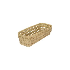 Raffia basket, rectangular, small