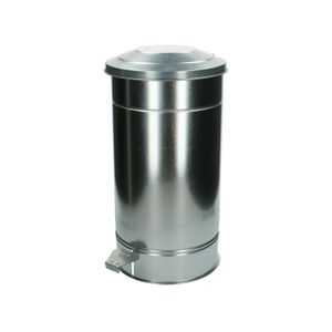 Pedal bin, zinc, 25 l