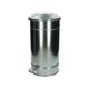 Pedal bin, zinc, 25 l